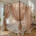 Linen floor standing mosquito net